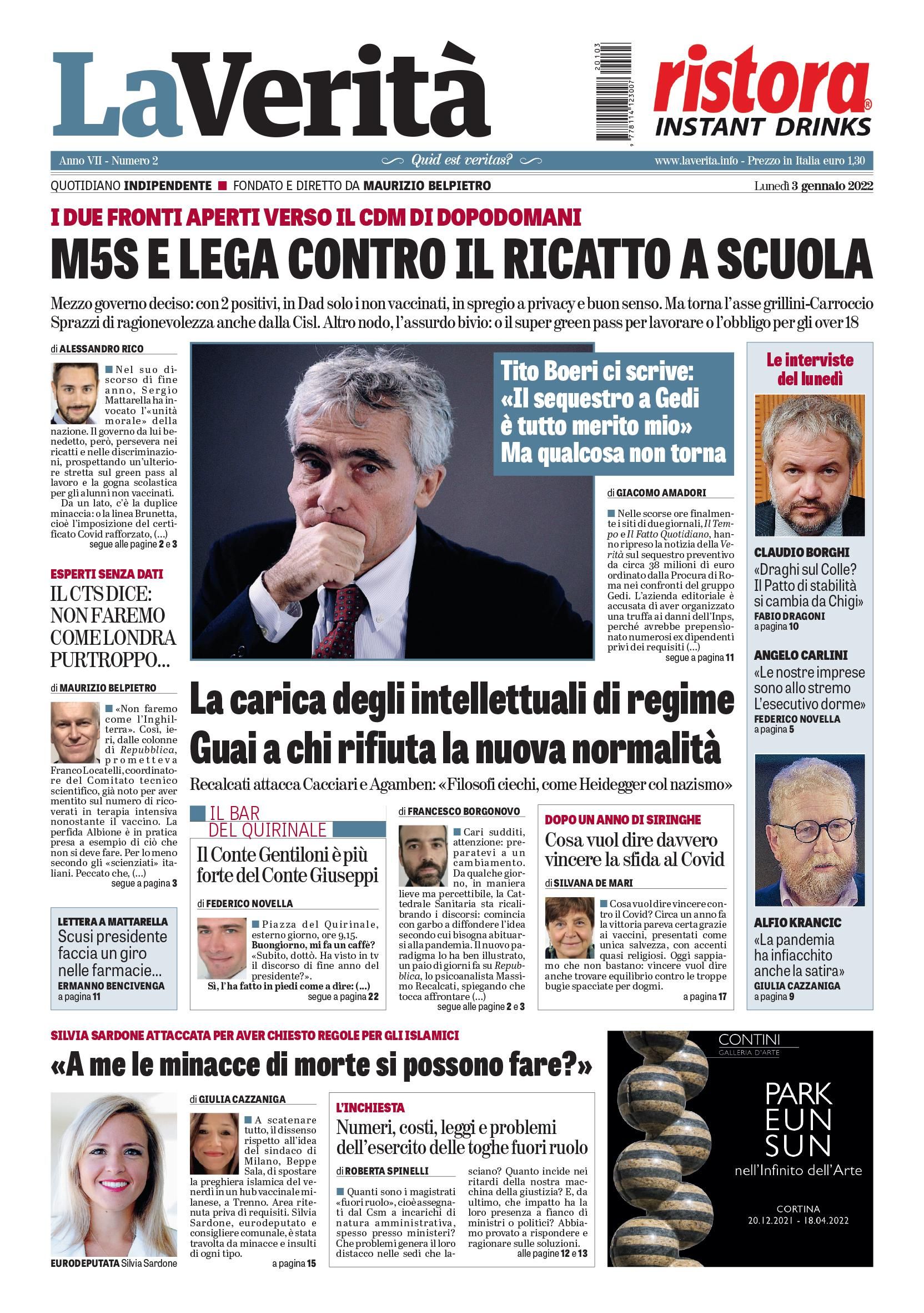 Oggi in edicola