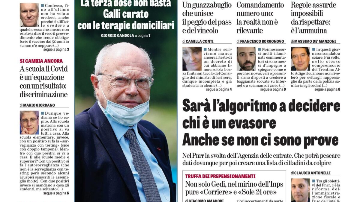 Oggi in edicola