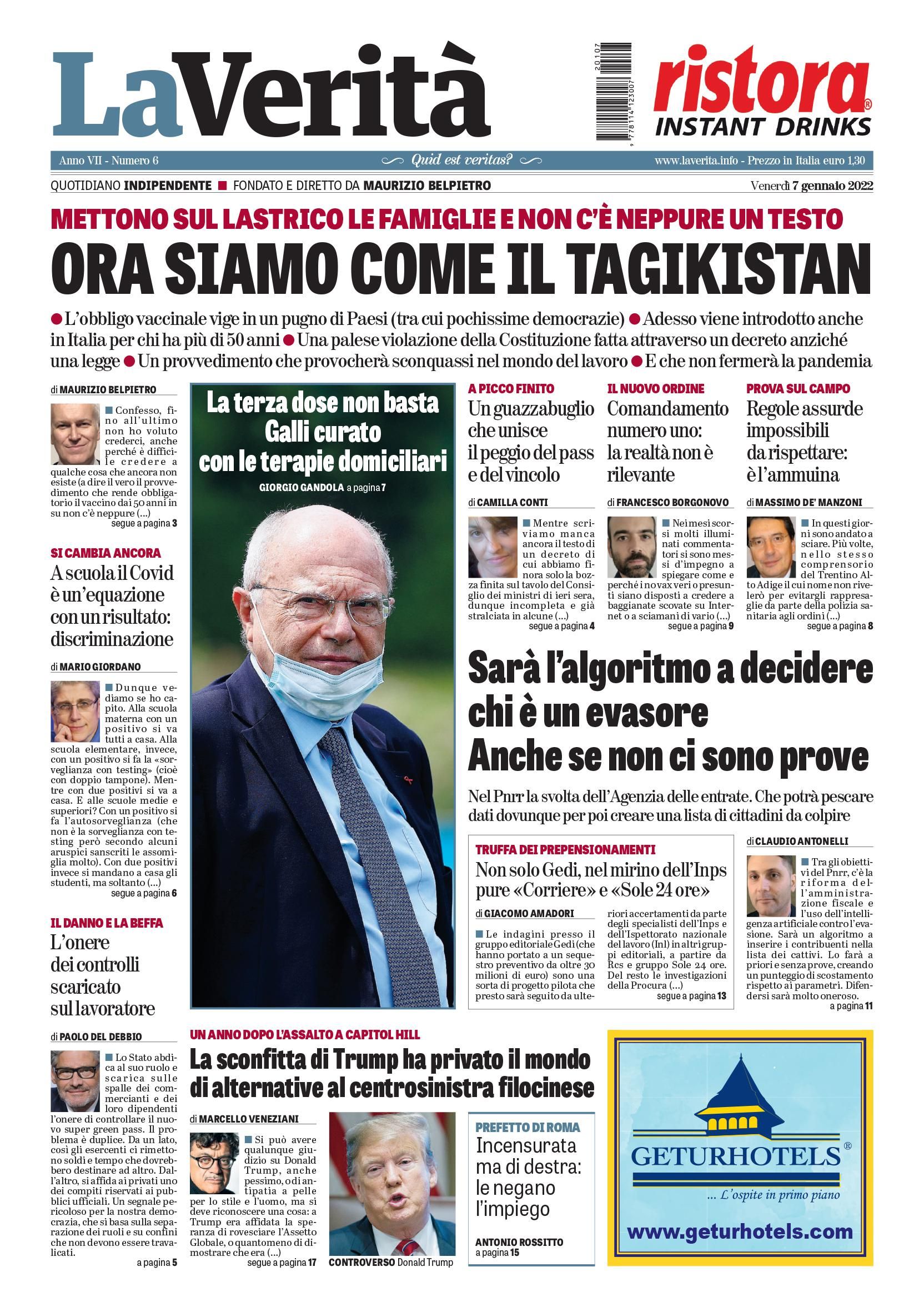 Oggi in edicola