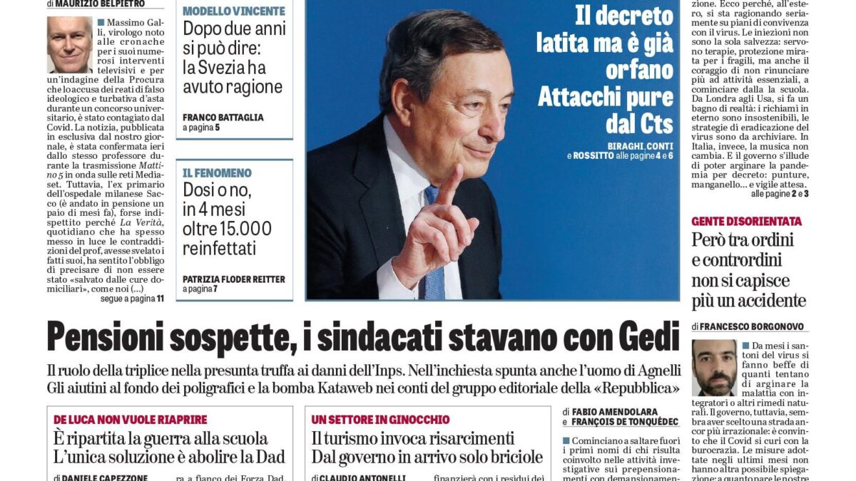 Oggi in edicola