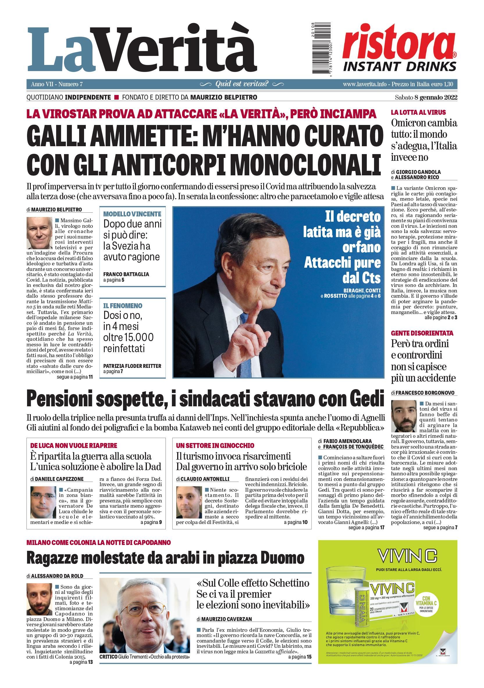 Oggi in edicola