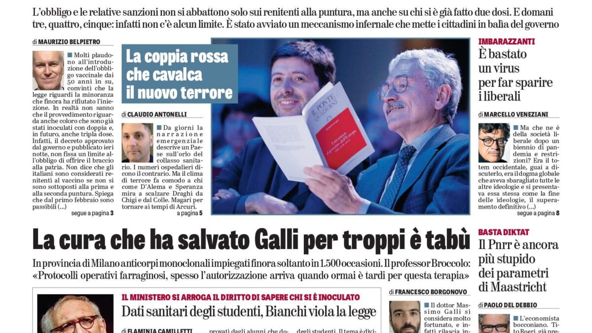 Oggi in edicola