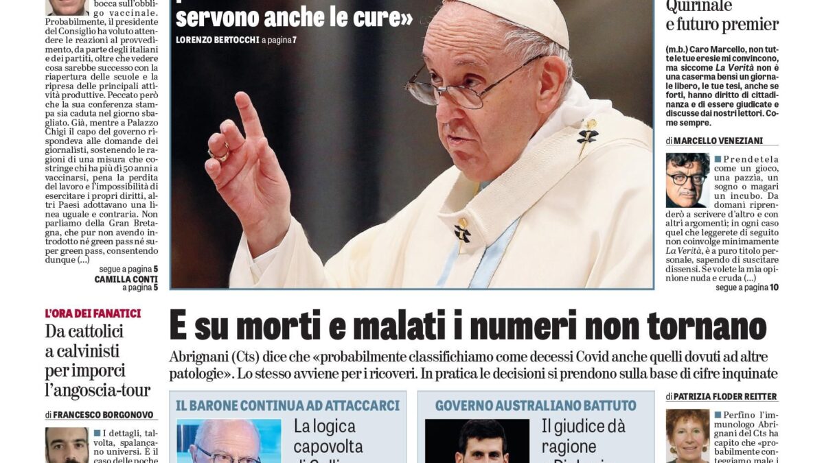 Oggi in edicola