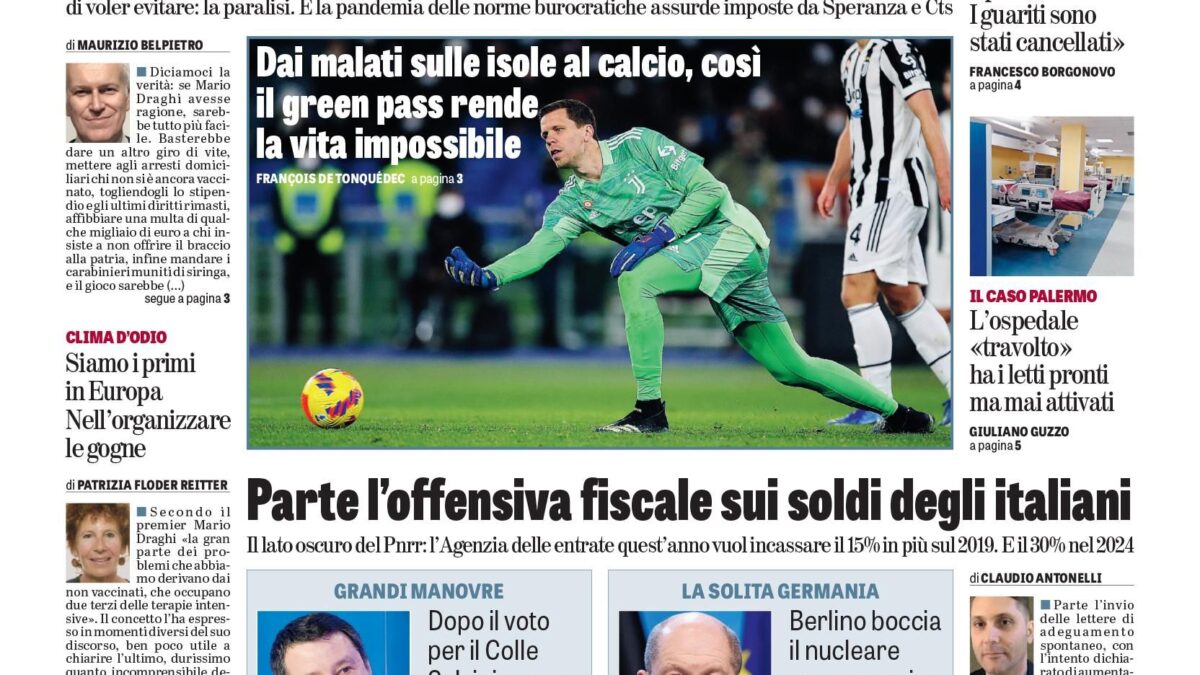 Oggi in edicola
