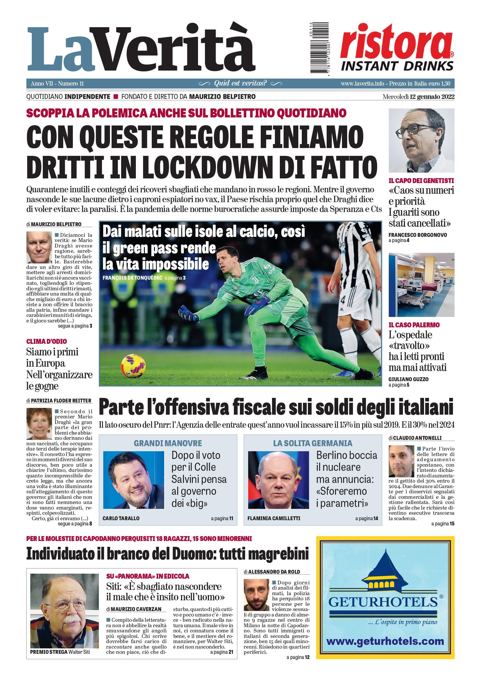 Oggi in edicola
