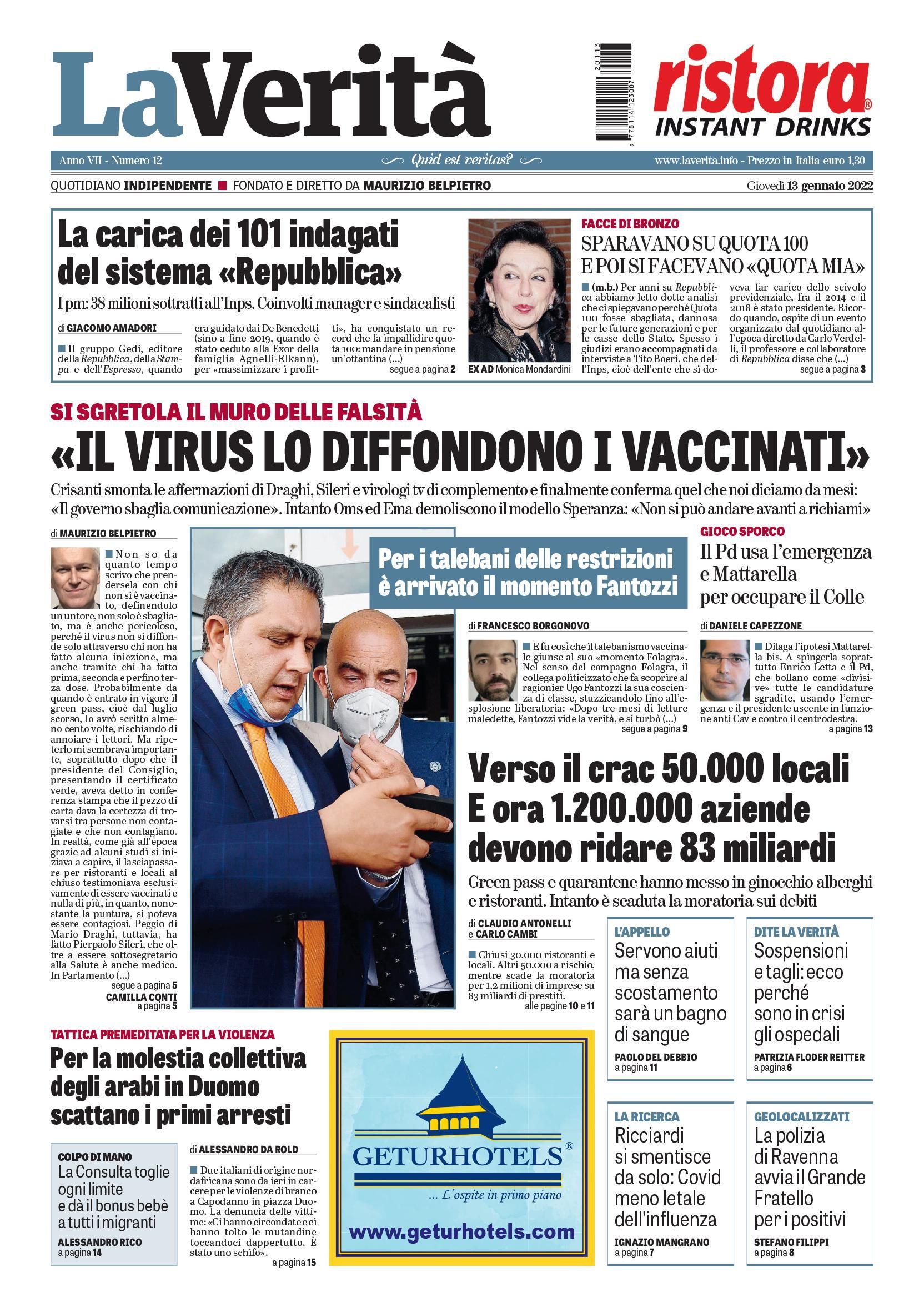 Oggi in edicola