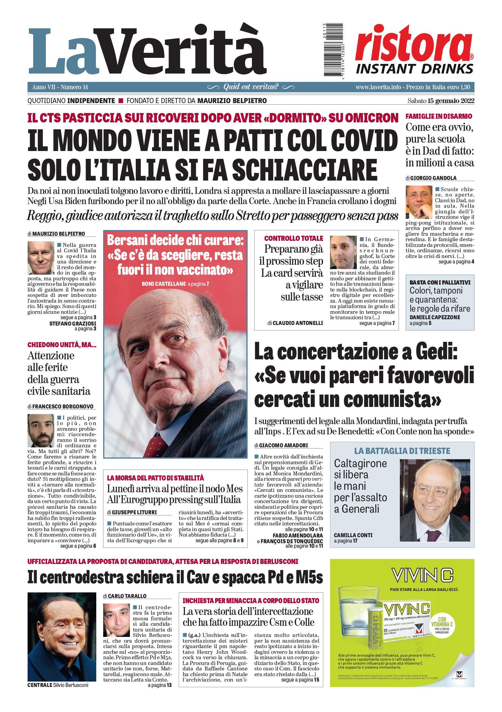 Oggi in edicola