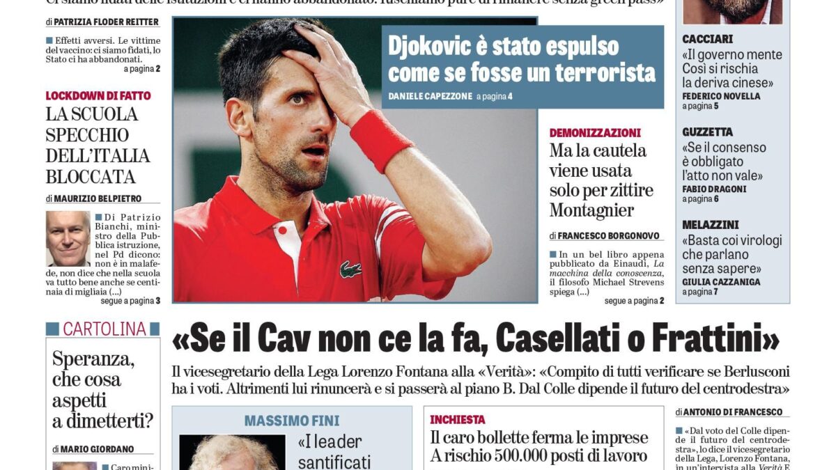 Oggi in edicola