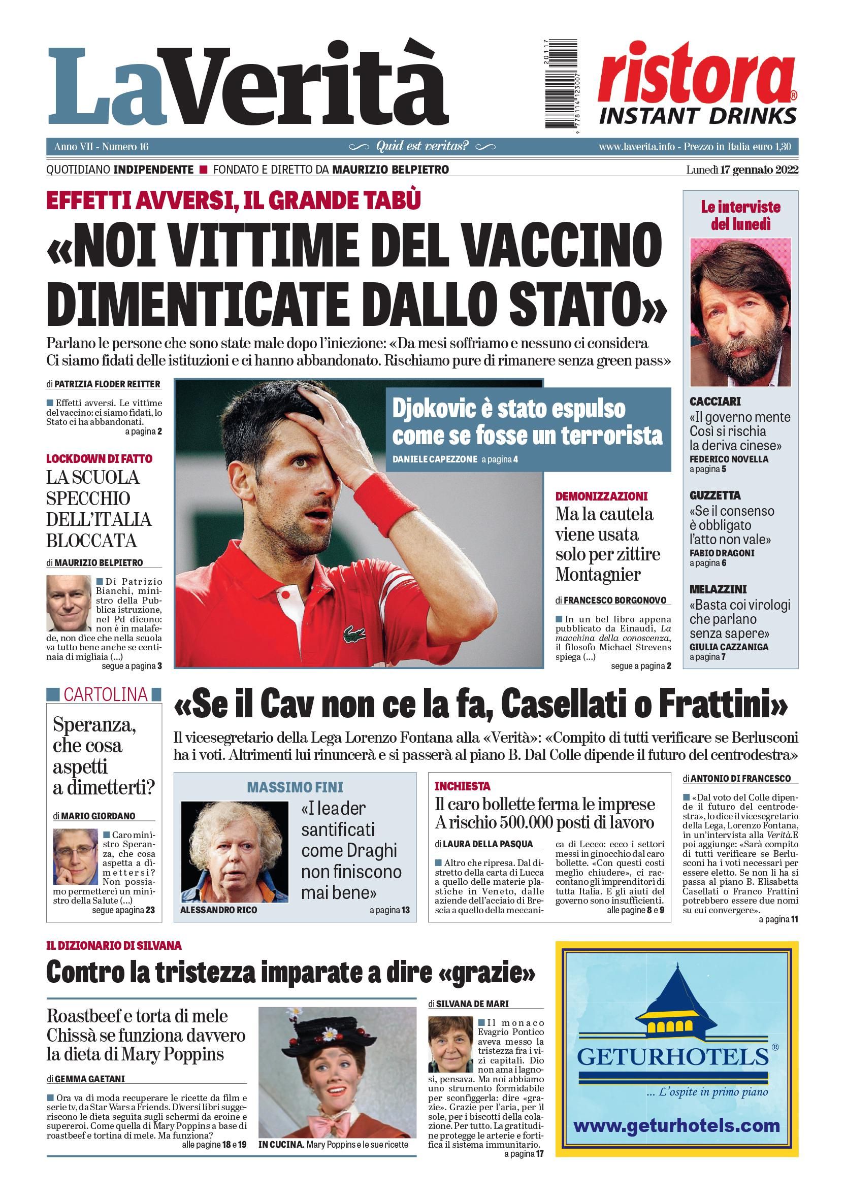Oggi in edicola