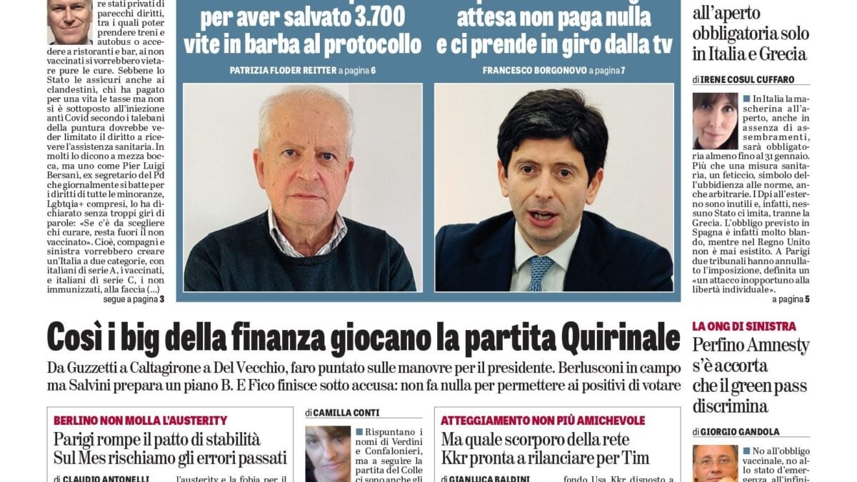 Oggi in edicola