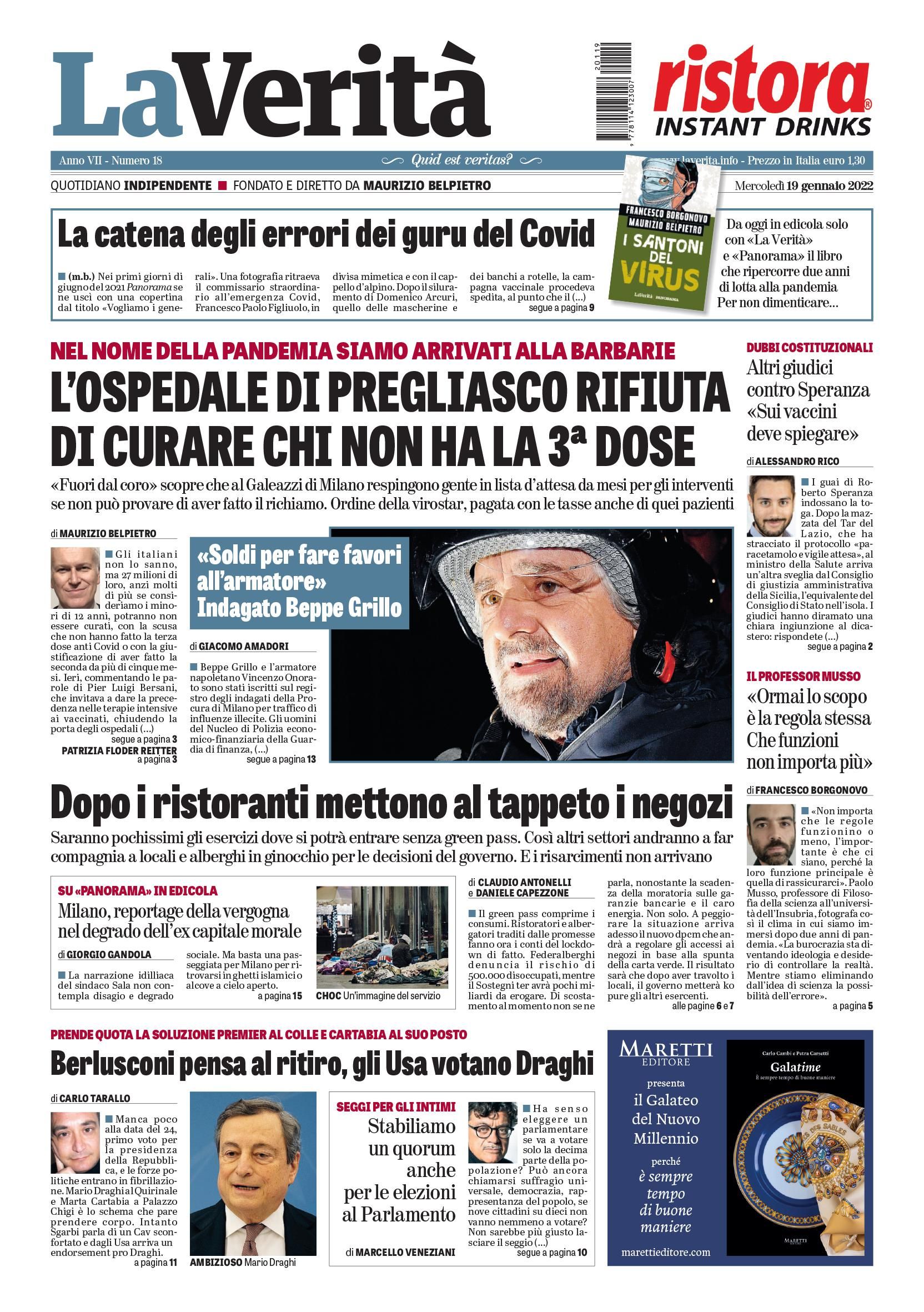 Oggi in edicola