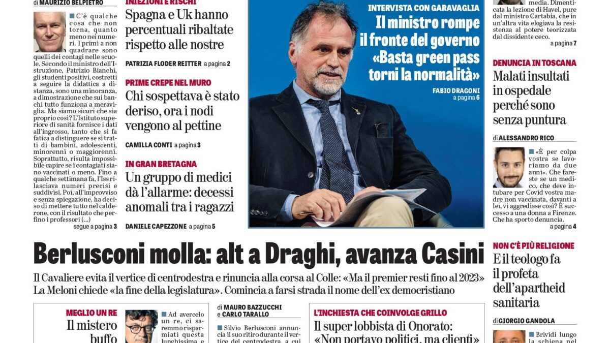 Oggi in edicola