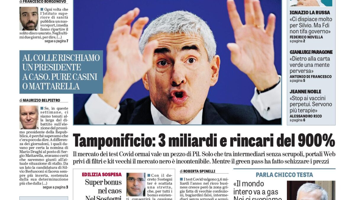 Oggi in edicola