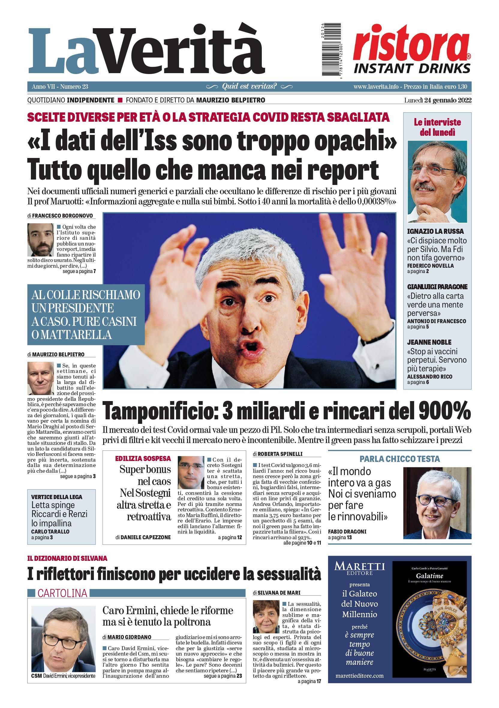 Oggi in edicola