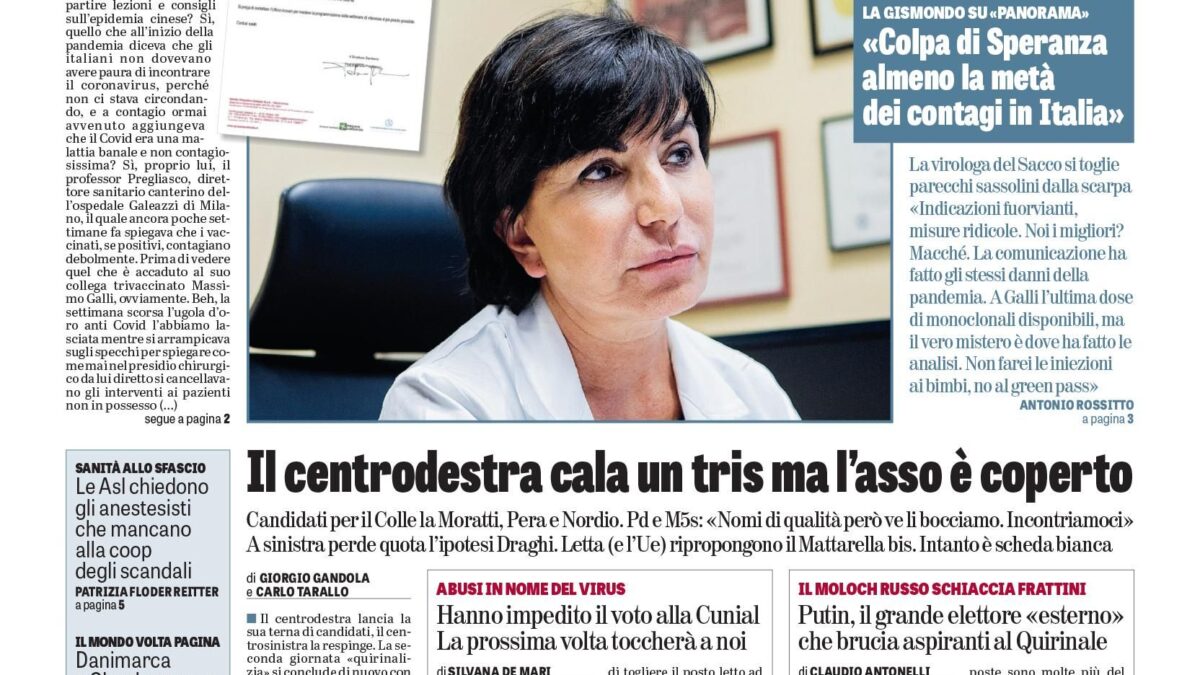 Oggi in edicola