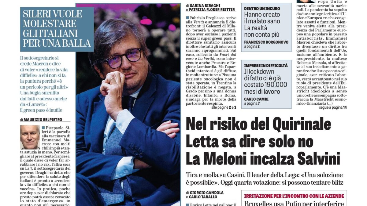 Oggi in edicola