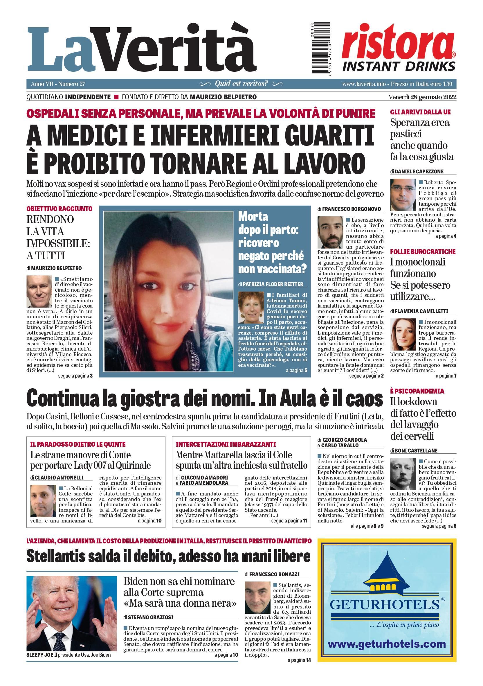 Oggi in edicola