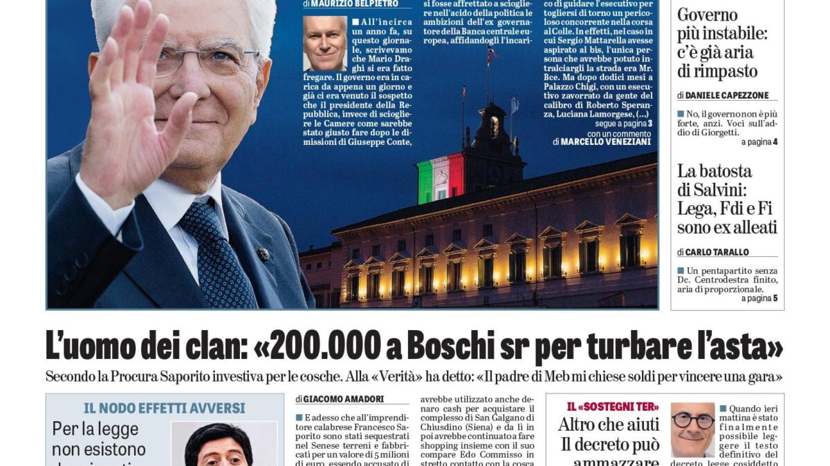 Oggi in edicola