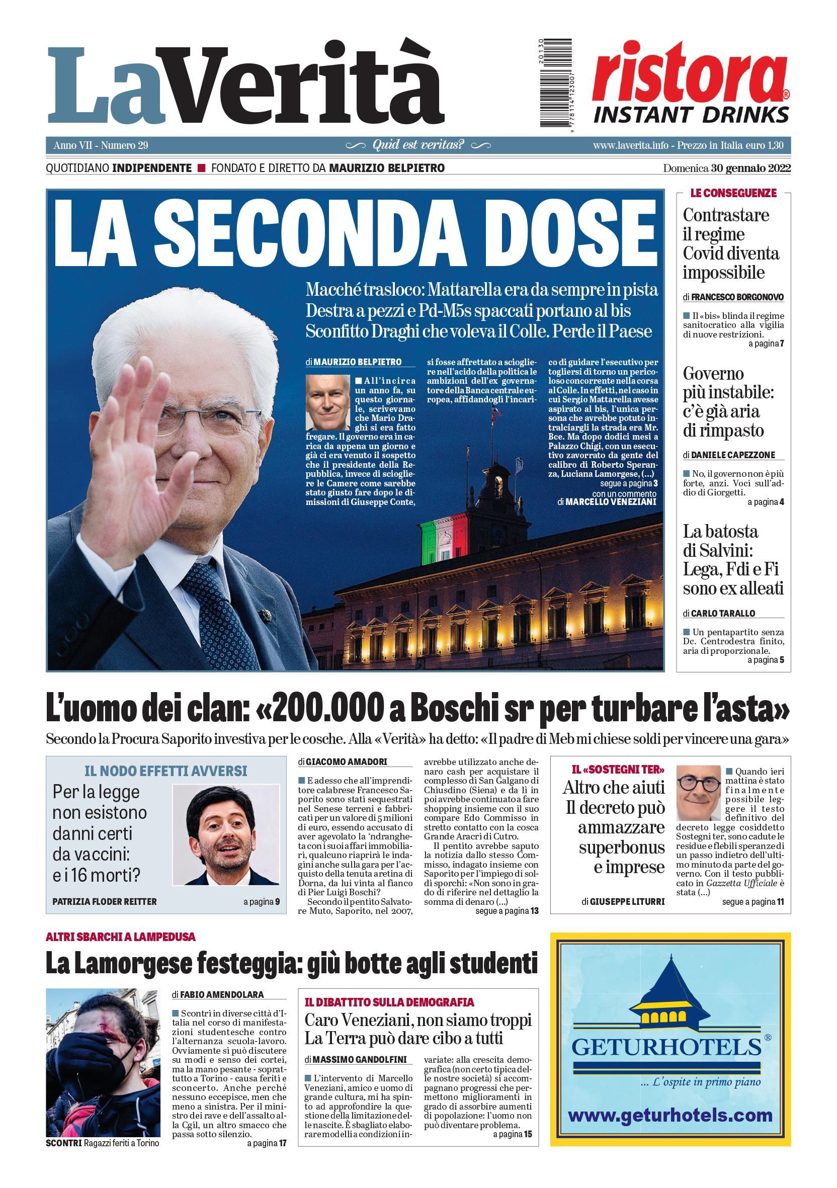Oggi in edicola