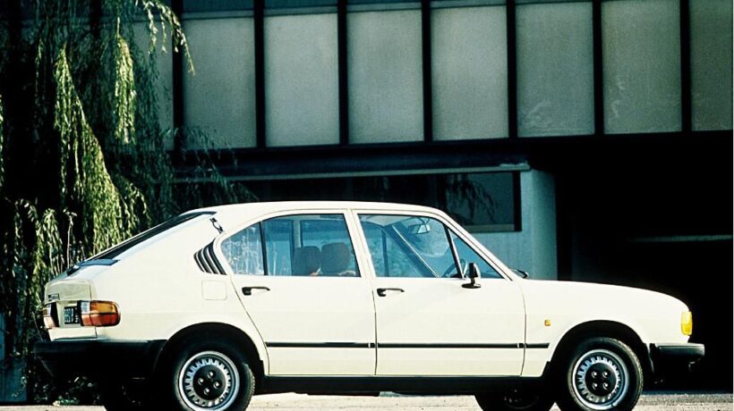 Alfasud ultima serie con portellone e paraurti in plastica (Stellantis - Archivio Storico Alfa Romeo)
