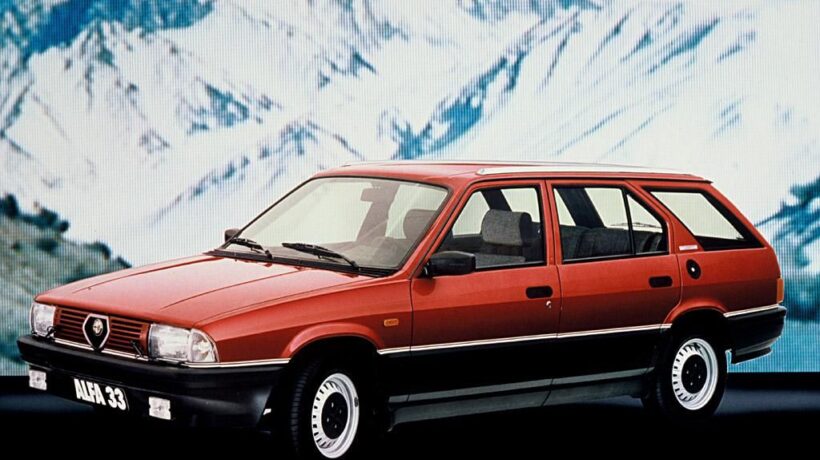 Alfa 33 4x4 in versione giardinetta (Stellantis - Archivio Storico Alfa Romeo)