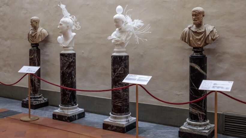 Koen Vanmechelen alla Galleria degli Uffizi