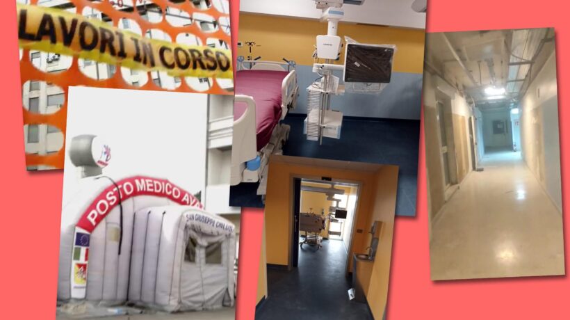 Nell’ospedale siciliano «in ginocchio» nessuno ha mai attivato i nuovi letti