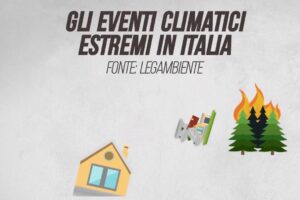 Gli eventi climatici estremi in Italia