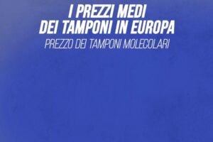 I prezzi medi dei tamponi in Europa