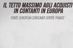 Il tetto massimo agli acquisti in contanti in Europa