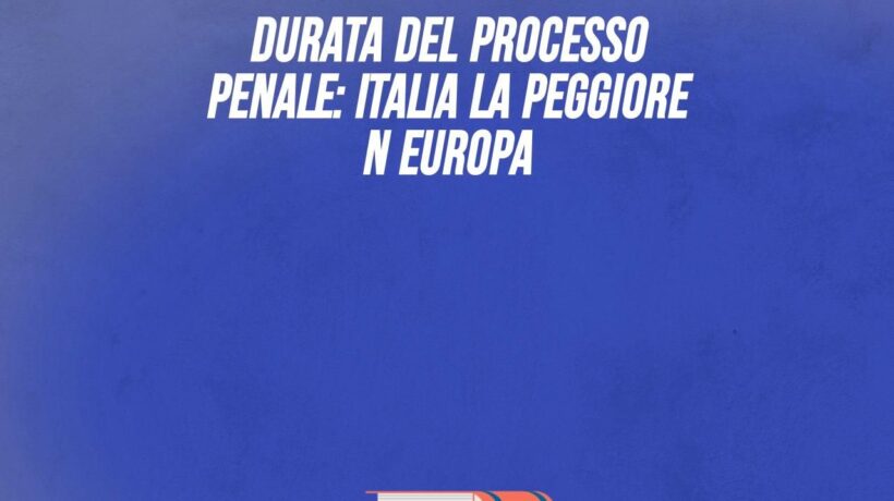 Durata del processo penale: Italia la peggiore in Europa