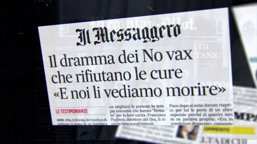 I media fabbricano i nuovi mostri: no vax che rifiutano le cure