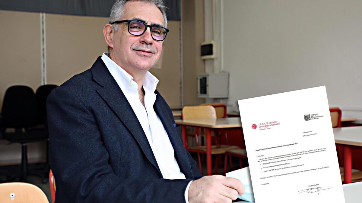 La prova che sbugiarda Pregliasco