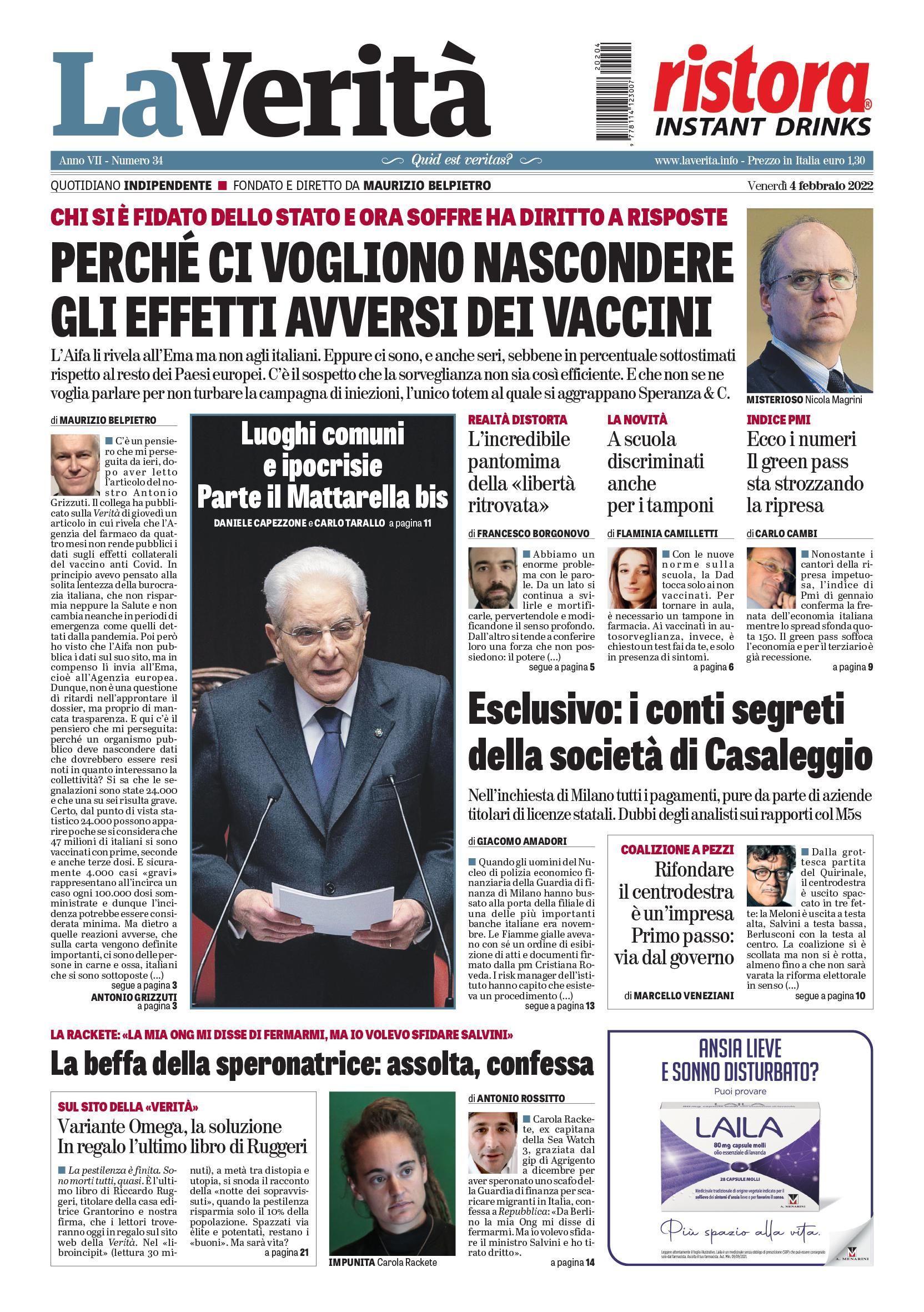 Oggi in edicola