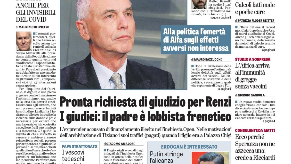 Oggi in edicola
