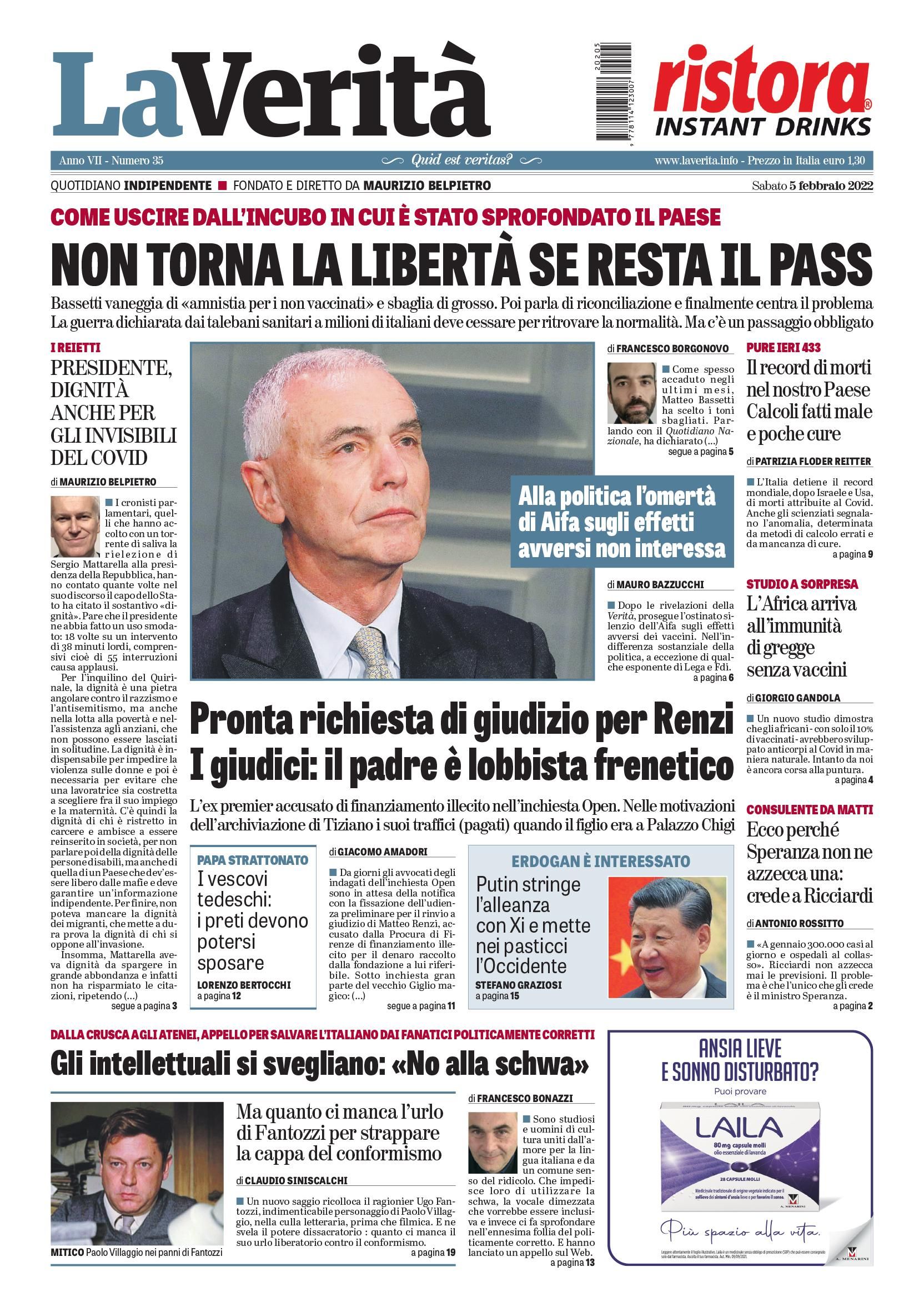 Oggi in edicola