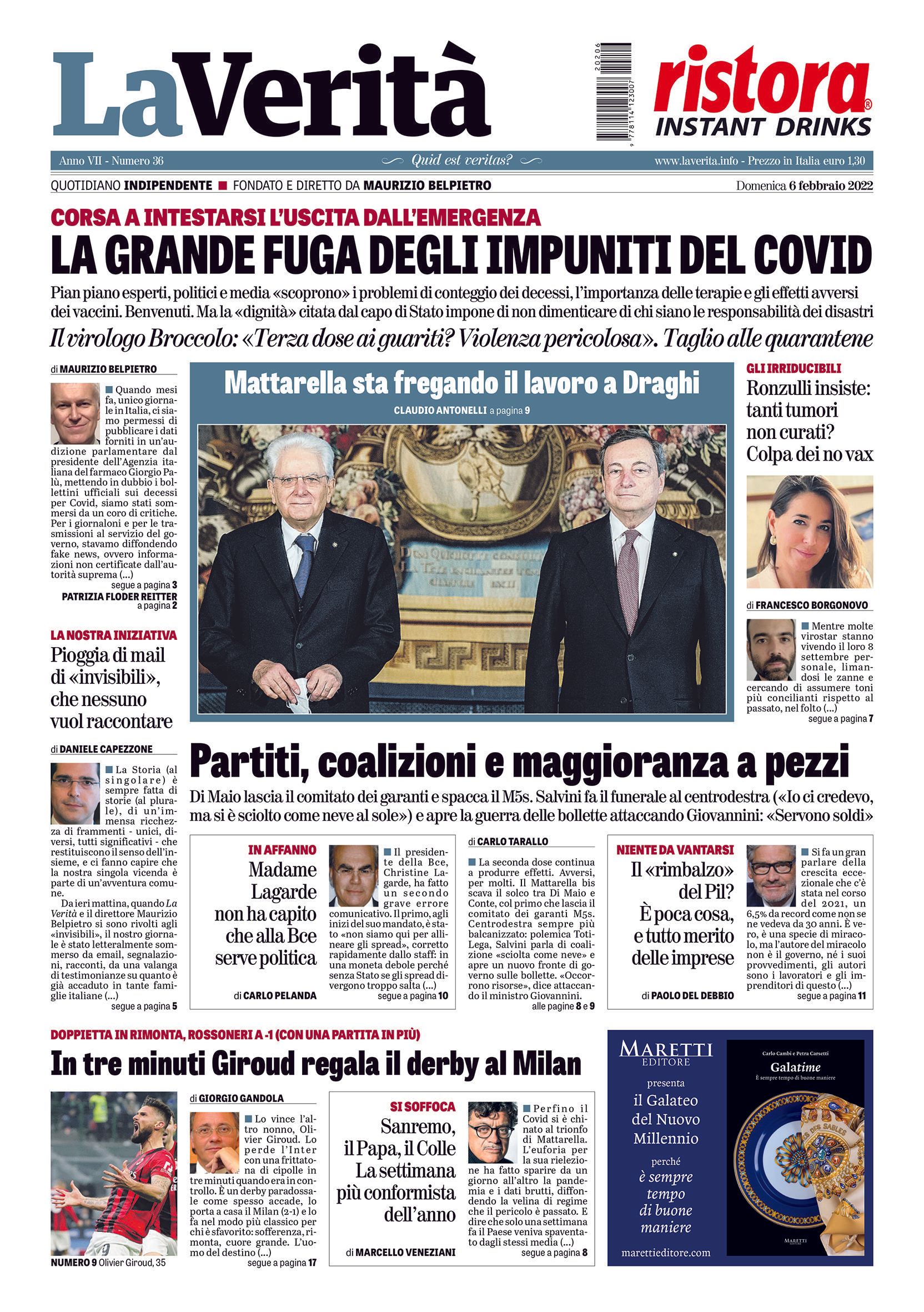 Oggi in edicola
