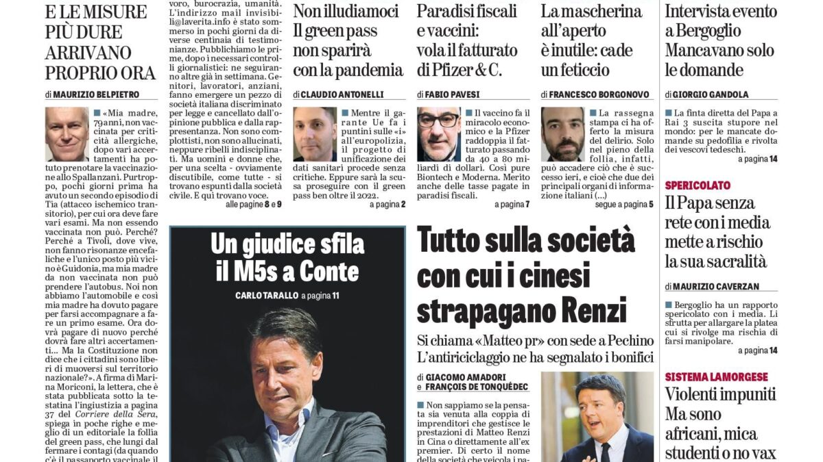 Oggi in edicola