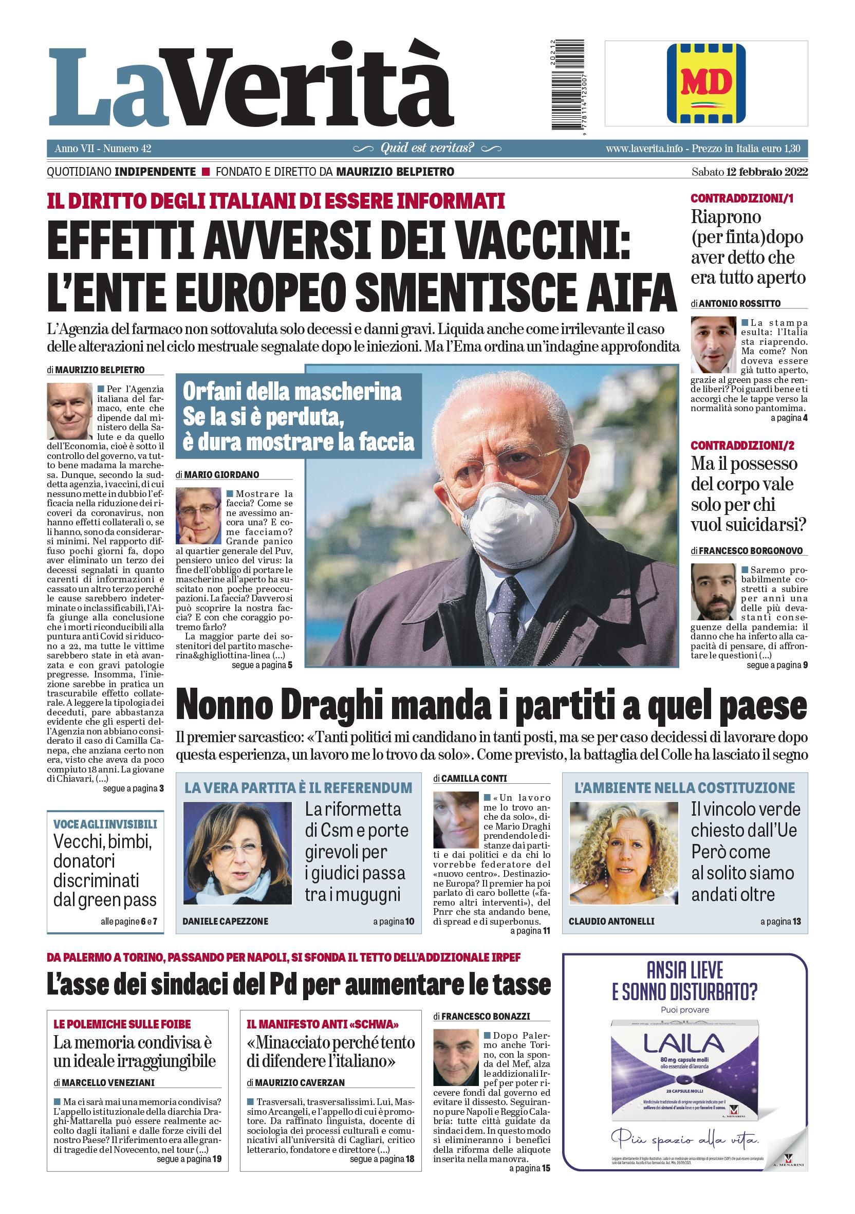 Oggi in edicola