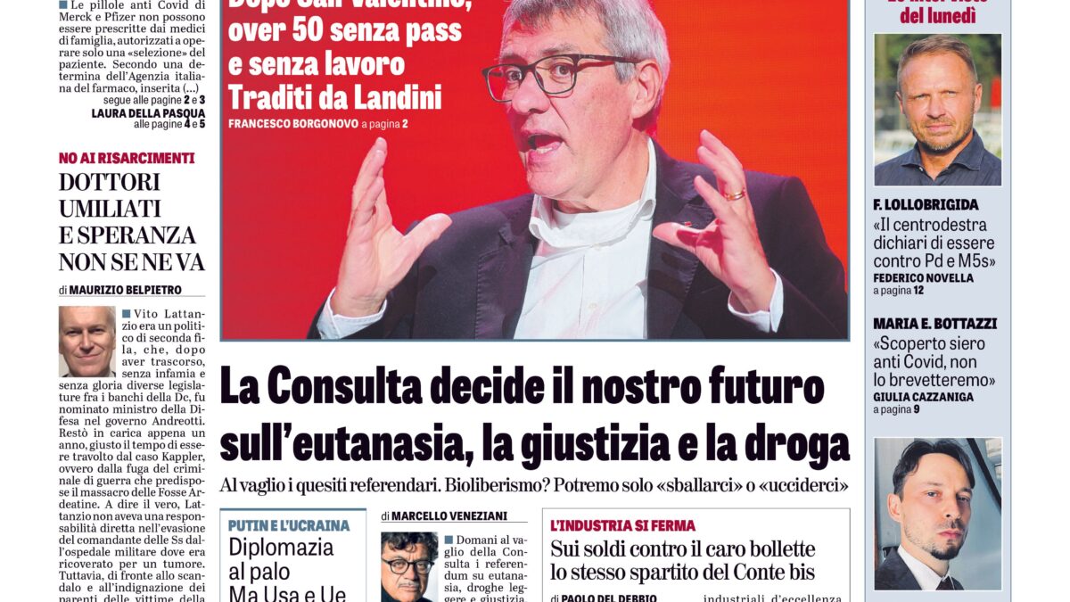 Oggi in edicola