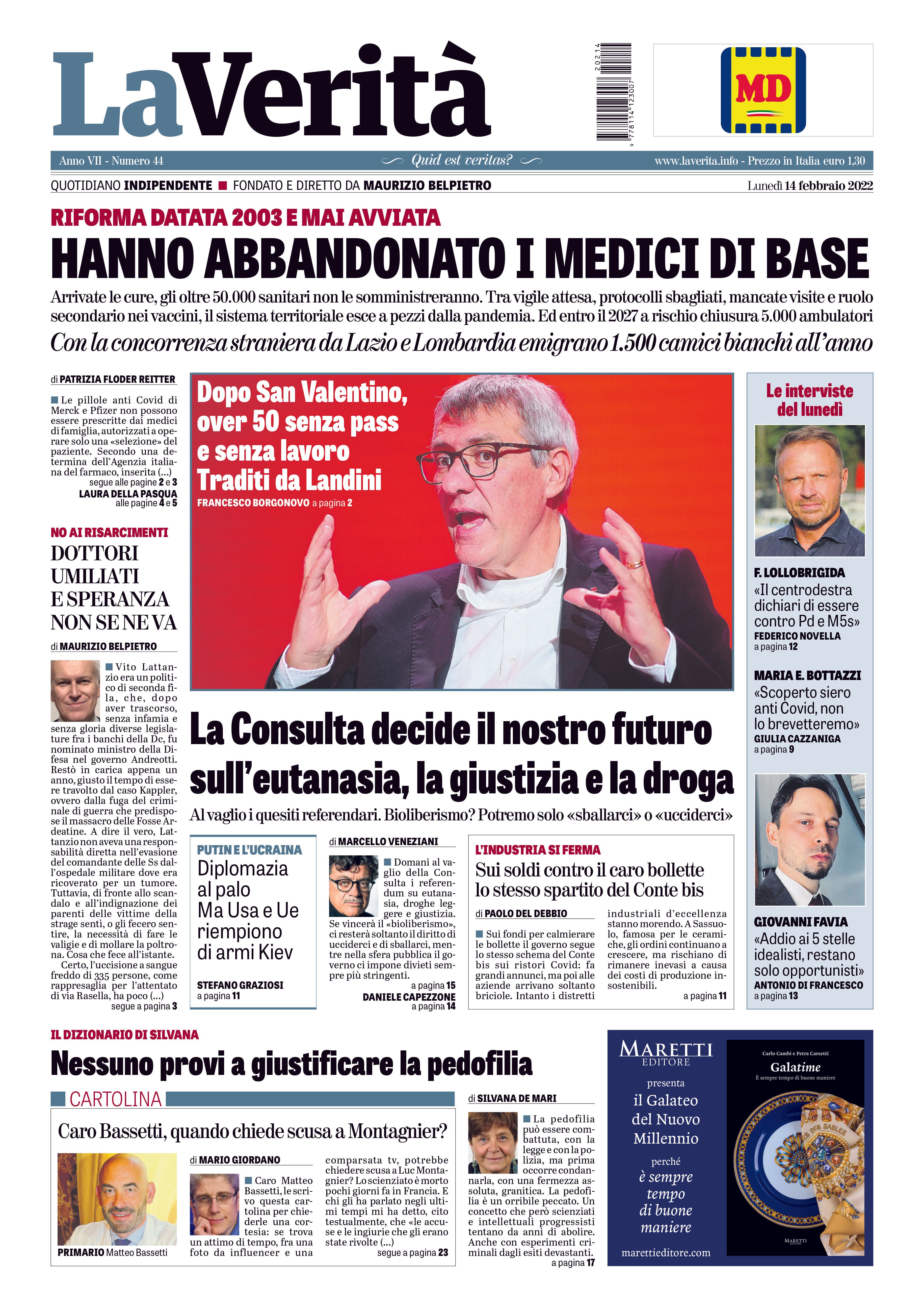 Oggi in edicola