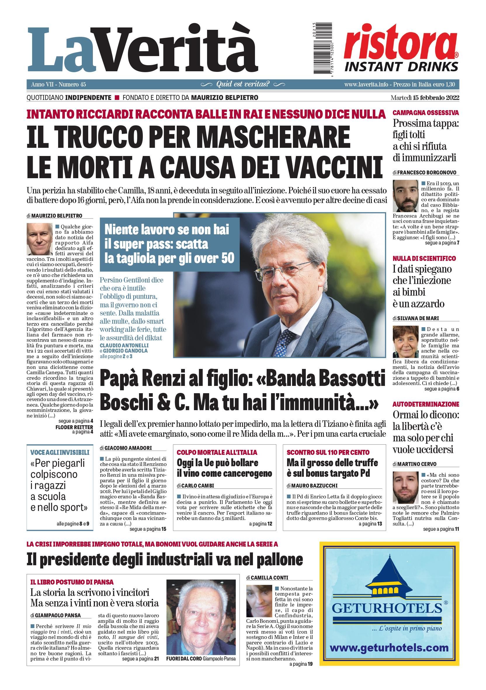 Oggi in edicola