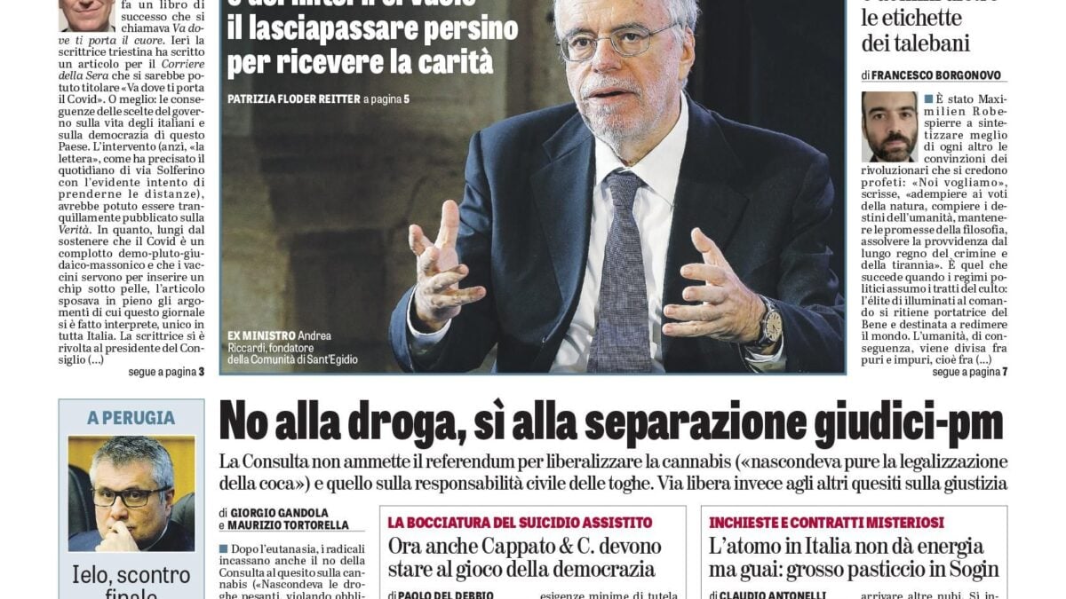 Oggi in edicola