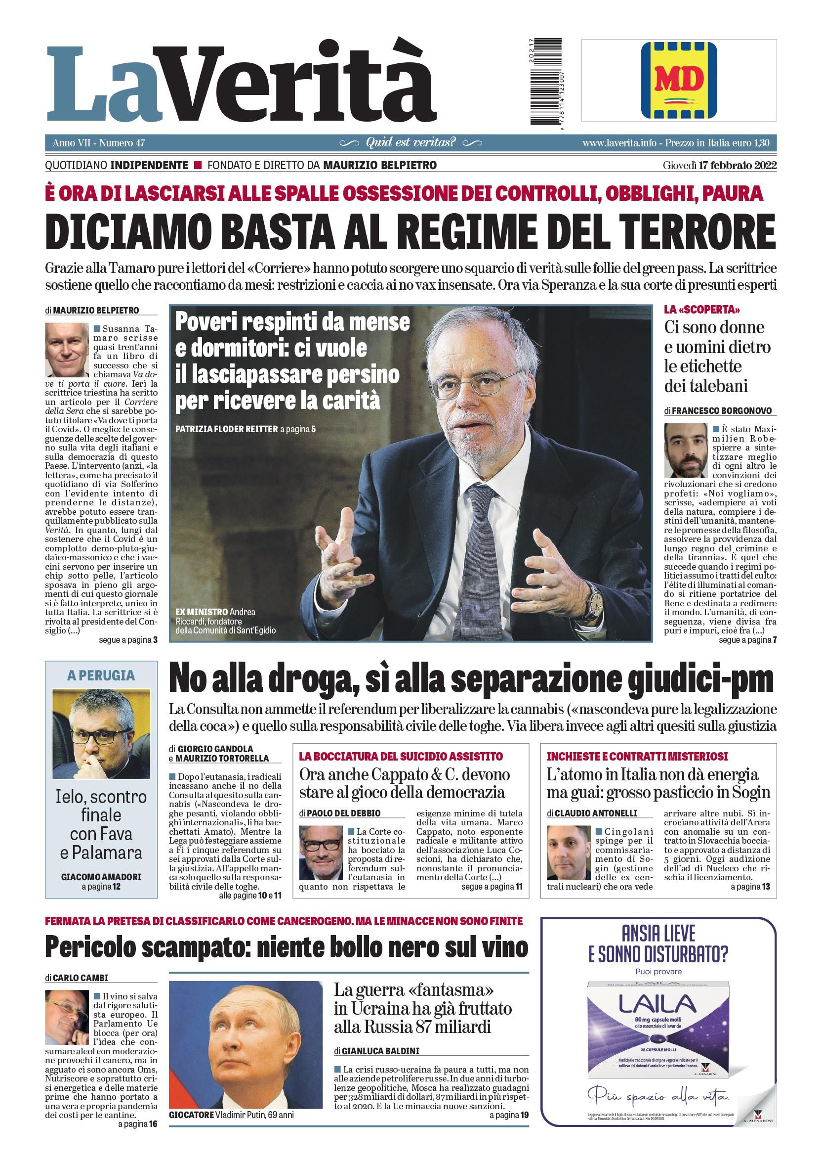 Oggi in edicola