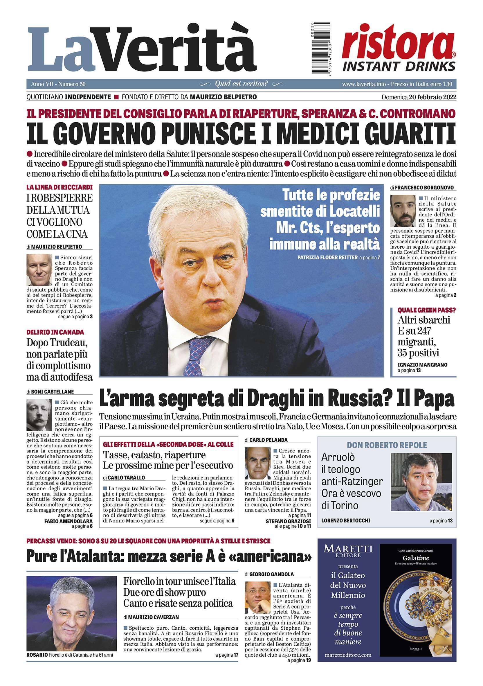 Oggi in edicola