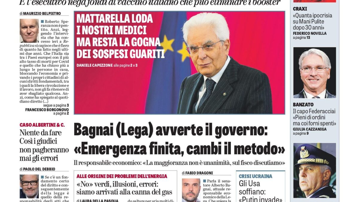 Oggi in edicola