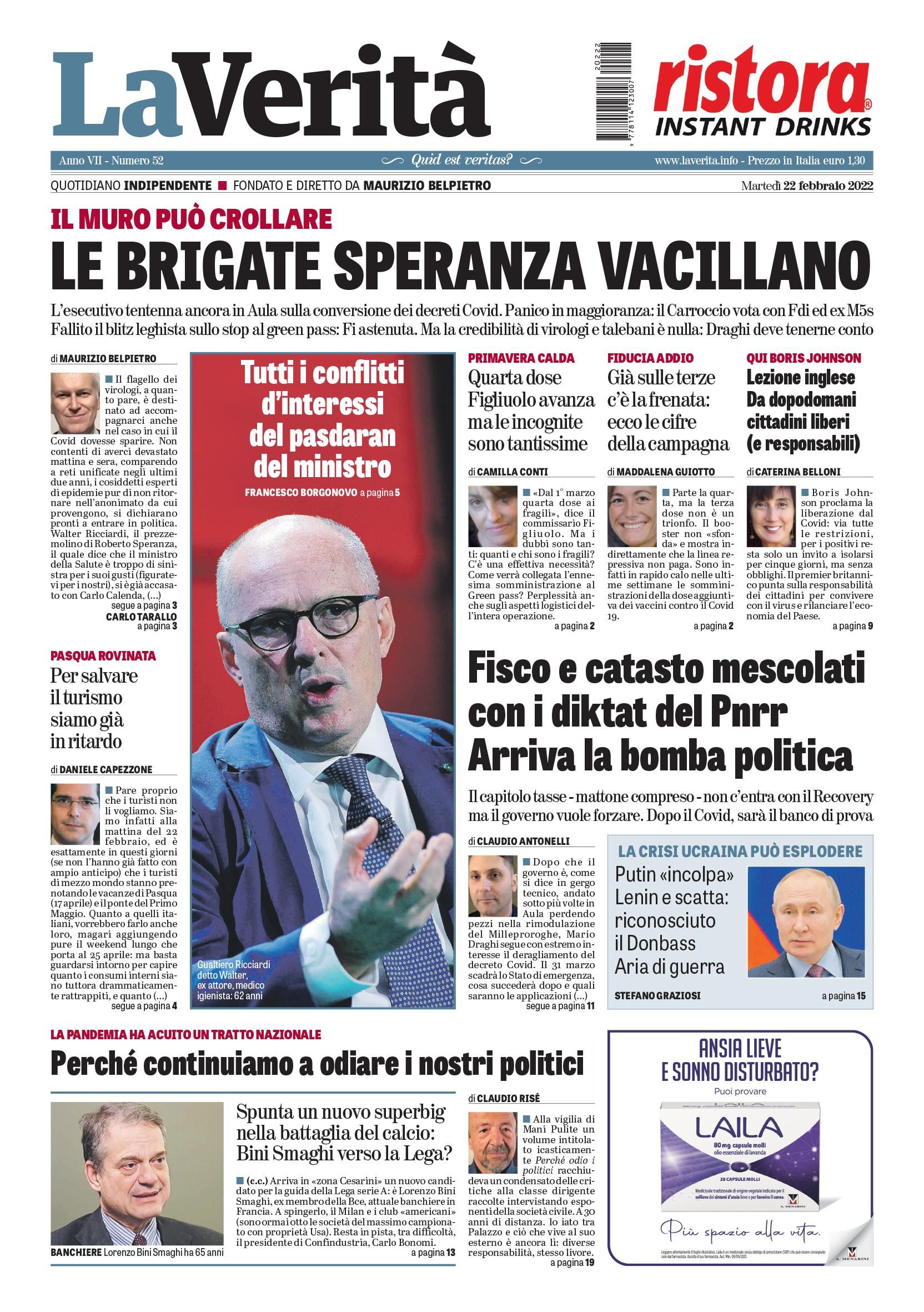 Oggi in edicola