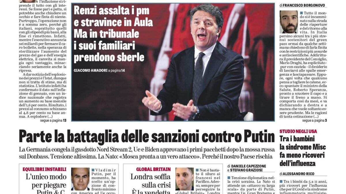 Oggi in edicola