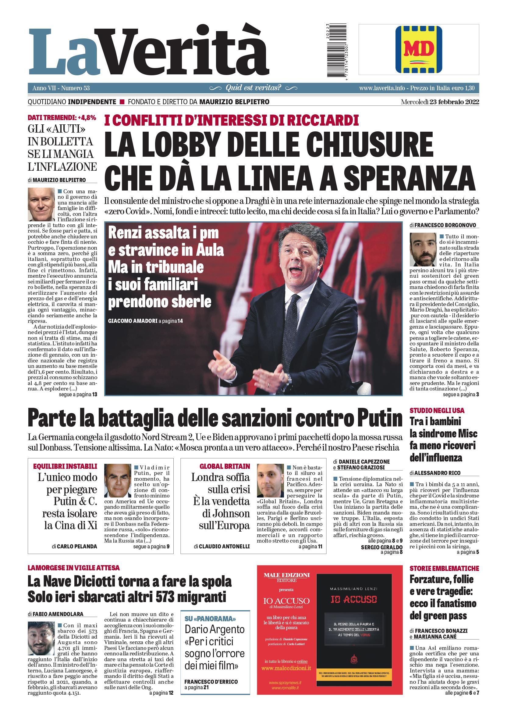 Oggi in edicola