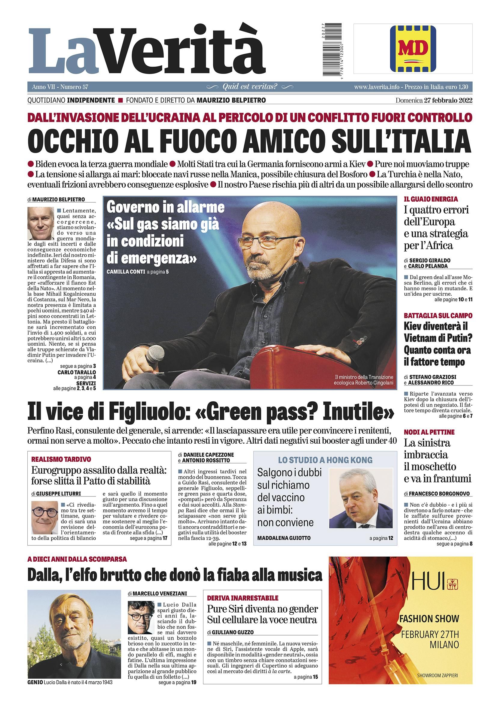 Oggi in edicola